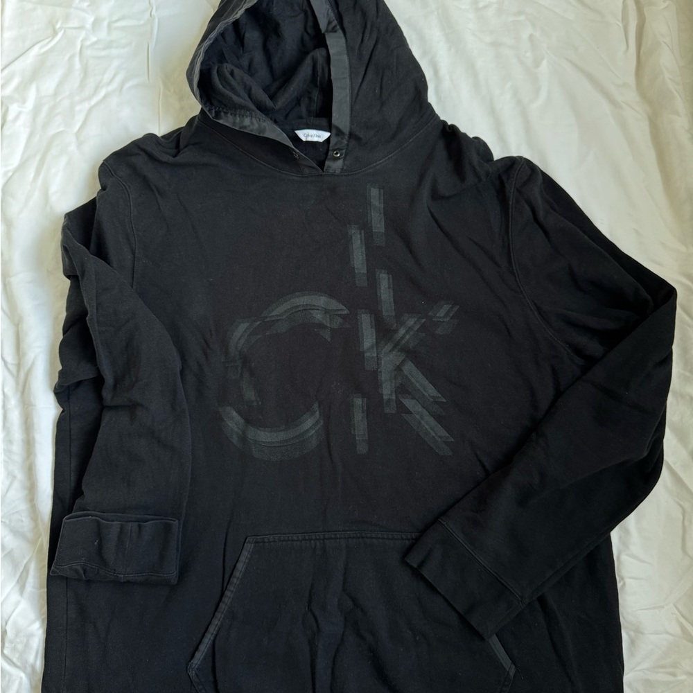 Calvin Klein Black Hoodie with Logo